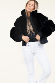 Goldbergh |  Teddy ski jacket Furry | black  | Picture 3