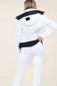 Goldbergh |  Quilted ski jacket Cecile | white  | Picture 9