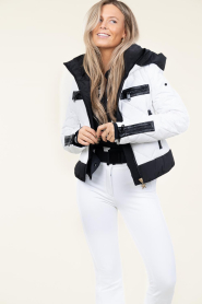Goldbergh |  Quilted ski jacket Cecile | white  | Picture 4