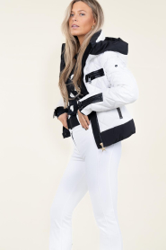 Goldbergh |  Quilted ski jacket Cecile | white  | Picture 8