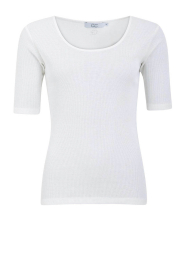 CC Heart |  Silk T-shirt CCH1108 | white