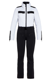Goldbergh |  Luxurious ski suit Vision | black & white  | Picture 1