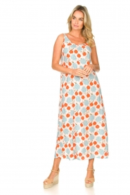 Genesis |  Maxi dress with floral print Melia | natural  | Picture 4