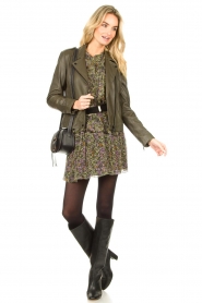 Dante6 |  See-through blouse with print Elvi | multi | Picture 3