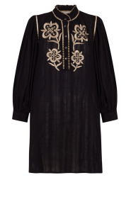  Hand embroidered dress Anouki | black