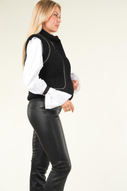 Antik Batik |  Teddy waistcoat Saly | black  | Picture 6