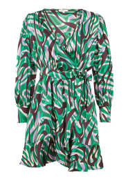 Suncoo |  Wrap dress with print Celly | green  | Picture 1