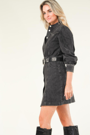 Suncoo |  Jeans dress Chelsy | grey  | Picture 6