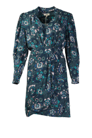 Suncoo |  Viscose dress with print Clea | green  | Picture 1