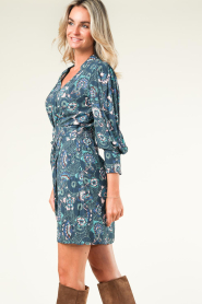 Suncoo |  Viscose dress with print Clea | green  | Picture 8