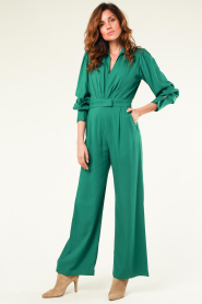 Suncoo |  Viscose jumpsuit Tal | green  | Picture 2