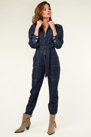 Suncoo |  Jeans jumpsuit Twist | blue  | Picture 3