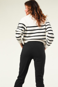 Suncoo |  Striped woolen sweater Patski | natural  | Picture 6