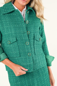Suncoo :  Bouclé jacket Enzo | green - img8