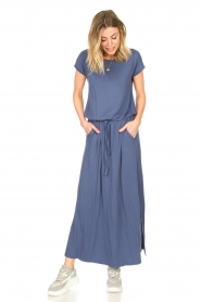Blaumax | Maxi-jurk met zakken Townsville | blauw   | Afbeelding 3
