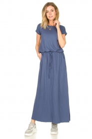 Blaumax | Maxi-jurk met zakken Townsville | blauw   | Afbeelding 4
