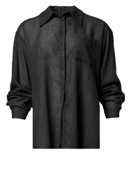 Silvian Heach |  Luxe jacquard blouse Liza | black