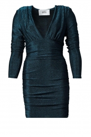 Silvian Heach |  Lurex dress Chelsey | blue  | Picture 1