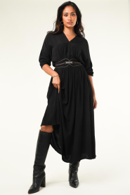 Louizon |  Maxi dress Alhambra | black  | Picture 2