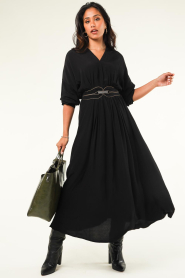 Louizon |  Maxi dress Alhambra | black  | Picture 4
