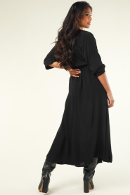 Louizon |  Maxi dress Alhambra | black  | Picture 5