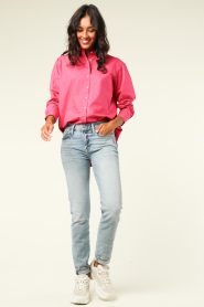 Moment Amsterdam |  Poplin blouse Iconic | pink  | Picture 3