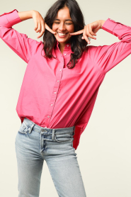 Moment Amsterdam |  Poplin blouse Iconic | pink  | Picture 6