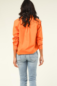 Moment Amsterdam |  Poplin blouse Iconic | orange  | Picture 9