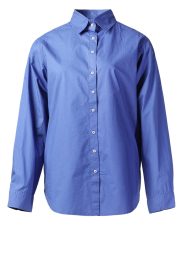  Poplin blouse Iconic | blue