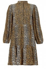 Notes Du Nord |  Panter printed dress Taylor Leo | black  | Picture 1