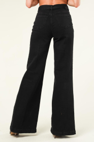 Twinset |  Wide leg stretch jeans Mira | black  | Picture 7
