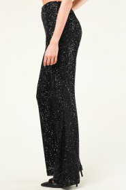Twinset :  Flared pants with sequins Grace | black - img7