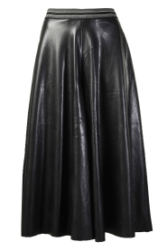 Mes Demoiselles |  Faux leather culotte Buzzer | black  | Picture 1