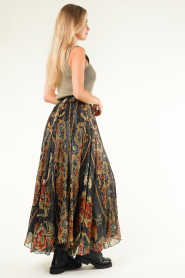 Mes Demoiselles |  Lurex maxi skirt Mira | black  | Picture 5