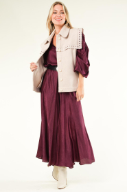 Mes Demoiselles |  Washed out silk skirt Vickie | purple  | Picture 3