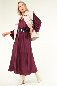 Mes Demoiselles |  Washed out silk skirt Vickie | purple  | Picture 4