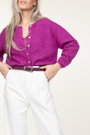Dante6 |  Suede belt Brunelle | pink  | Picture 2