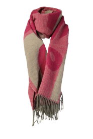 Dante 6 |  Shawl with logo Sanne | pink  | Picture 1