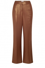 Aaiko |  Shiny trousers Elvira | camel  | Picture 1