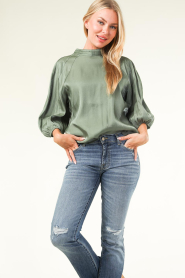 Aaiko |  Shiny top Lavie | green  | Picture 2