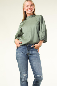 Aaiko |  Shiny top Lavie | green  | Picture 5