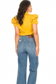 Kocca | Poplin blouse Purca | geel   | Afbeelding 8