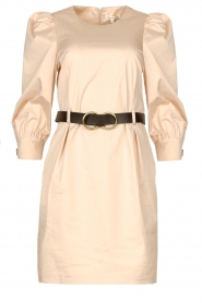 Kocca |  Cotton dress with belt Amir | beige  | Picture 1
