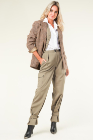 Dante 6 |  Twill cargo pants Harlow | green  | Picture 3