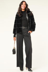 Dante 6 |  Wide leg trousers Doyle | black  | Picture 2