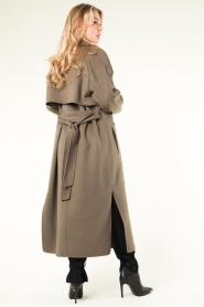 Dante 6 |  Lined wool mix coat Ranger | green  | Picture 7