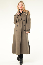 Dante 6 |  Lined wool mix coat Ranger | green  | Picture 4