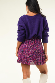 Dante 6 |  Crepe print skirt Opal | purple  | Picture 8