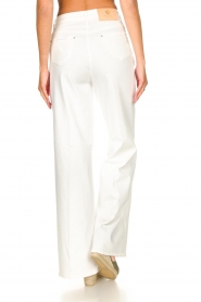 Fracomina |  High waist flare Vic | white  | Picture 8