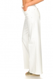 Fracomina |  High waist flare Vic | white  | Picture 6